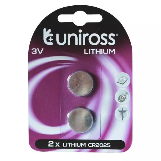 Uniross Cr2025 Lithium Coin UL463988 Uniross Cr2025 Lithium Coin UL463988