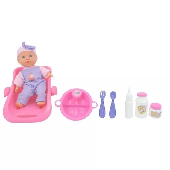 Kidconnection 23cm Soft Body Doll And Carrier Set