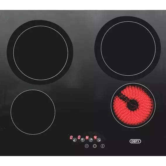 Defy 60cm Ceramic Hob Touch Control Black DHD406 Defy 60cm Ceramic Hob Touch Control Black DHD406