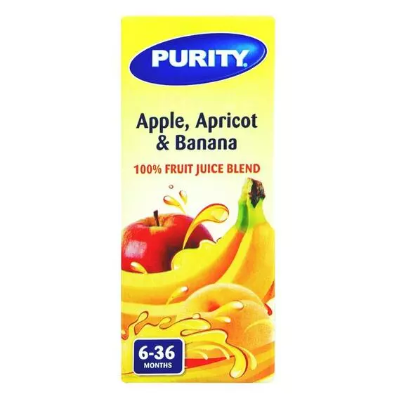 Purity Juice Appricot Banana 200ml Purity Juice Appricot Banana 200ml