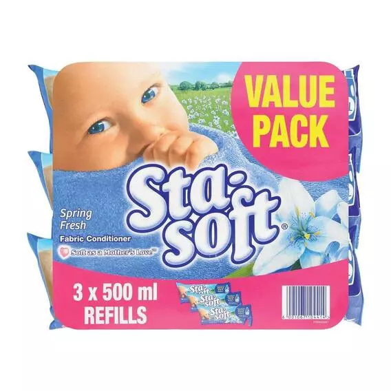 Sta-Soft Spring Fresh Value Added 500ml Sta-Soft Spring Fresh Value Added 500ml