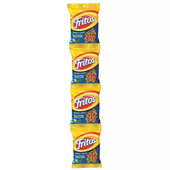 Fritos Sweet Chilli Strip 4* 25g Fritos Sweet Chilli Strip 4* 25g