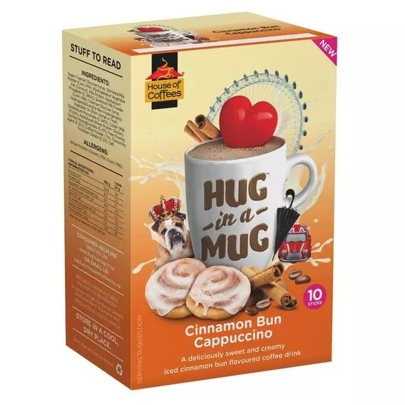House Of Coffees HOC HIAM Cinnamon Bun 10's 24g House Of Coffees HOC HIAM Cinnamon Bun 10's 24g