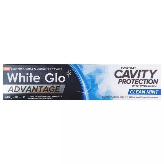 White Glo Advantage Clean Mint 140g