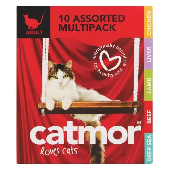 Catmor Multi Pack Pouches 10 Pack 85g Catmor Multi Pack Pouches 10 Pack 85g