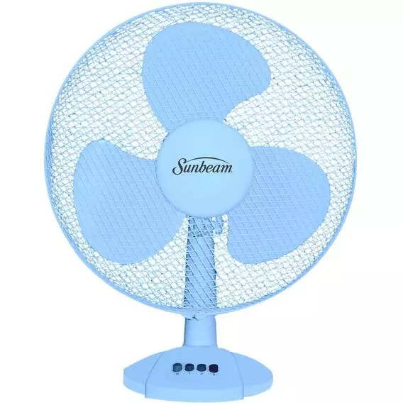 Sunbeam 30cm Desk Fan Blue SDF-12B Sunbeam 30cm Desk Fan Blue SDF-12B