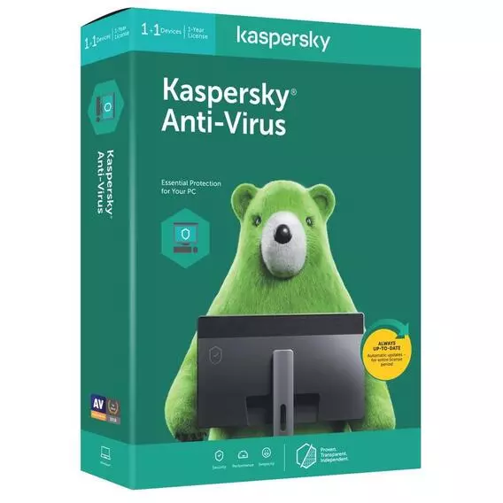 Kaspersky Anti-Virus 1+1Pc 1Y