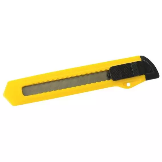 Eureka YELLOW UTILITY KNIFE 18mm Q 1 HE03 Eureka YELLOW UTILITY KNIFE 18mm Q 1 HE03