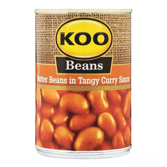 KOO Butter Beans in Curry Sauce 410g