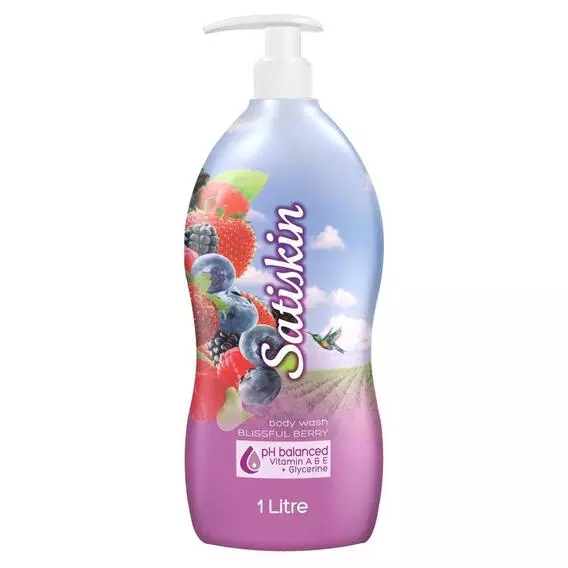 Satiskin Shower Gel Berry 1, L berry 1L Satiskin Shower Gel Berry 1, L berry 1L