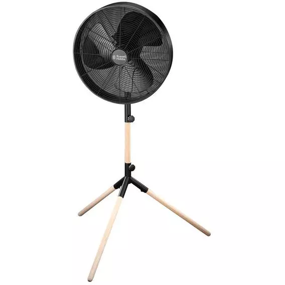 Russell Hobbs Tripod Pedestal Fan Black RHMPF-4 Russell Hobbs Tripod Pedestal Fan Black RHMPF-4