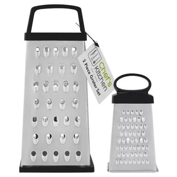 Kitchen Chef 2 Pce Grater Set