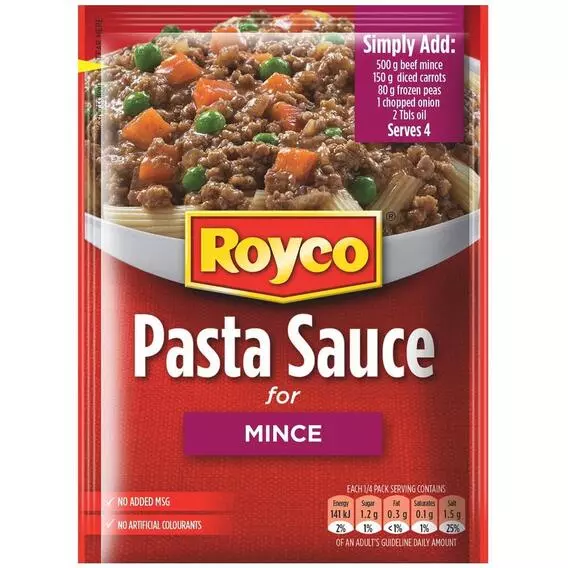 Royco Pasta Sauce Savoury Mince 42g
