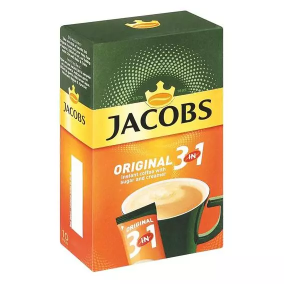 Jacobs 3-In-1 Sticks 10 Pack