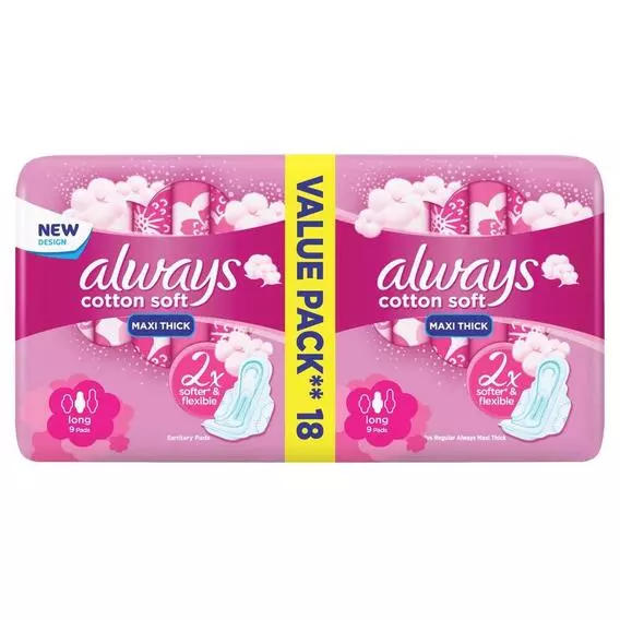 Always Maxi Soft Long 18 Pack Always Maxi Soft Long 18 Pack