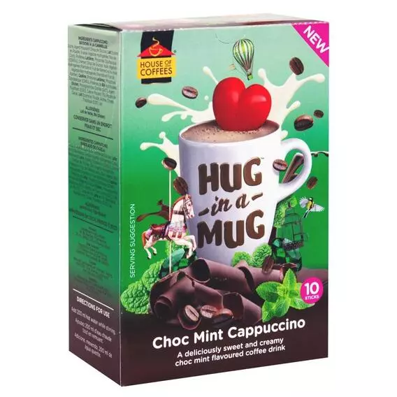 Hug in a Mug HOC HIAM Choc Mint 10's 24g Hug in a Mug HOC HIAM Choc Mint 10's 24g