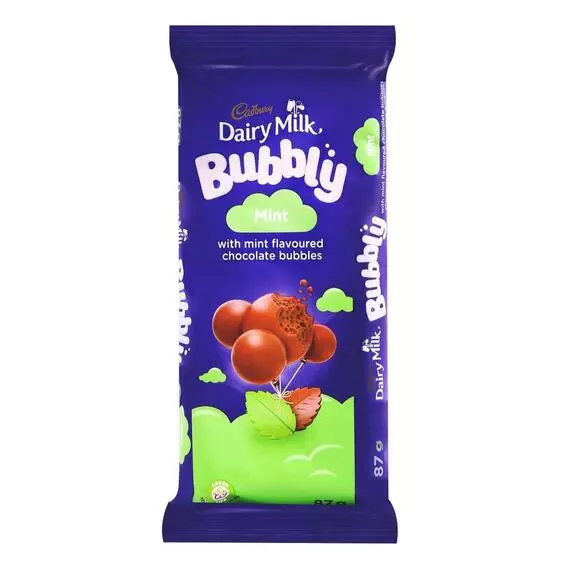 Cadbury Bubbly Slab Mint 87 G