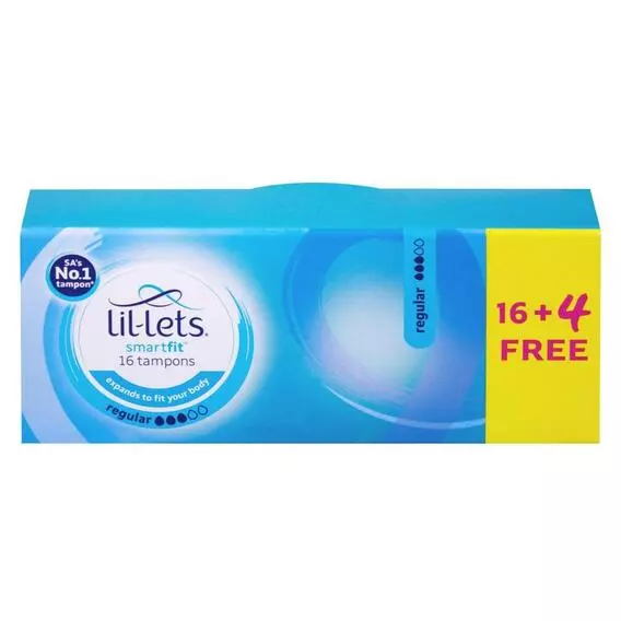 Lil-Lets Tampons Regular 16+4 Free VAP Lil-Lets Tampons Regular 16+4 Free VAP