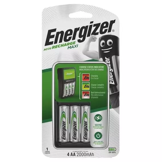 Energizer Energizer Maxi Charger with 4x2000mah AA Energizer Energizer Maxi Charger with 4x2000mah AA