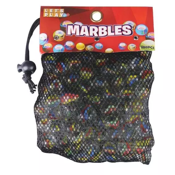 No Brand Marbles 100 Pack In Storage Net Bag