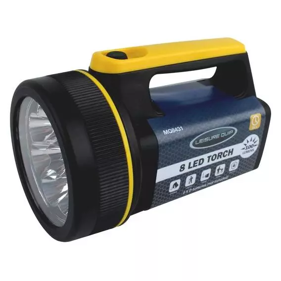 Leisure Quip 8LED PLASTIC TORCH MQ8431 Leisure Quip 8LED PLASTIC TORCH MQ8431