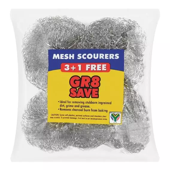 GR8 Save Mesh Scourer 3+1 GR8 Save Mesh Scourer 3+1