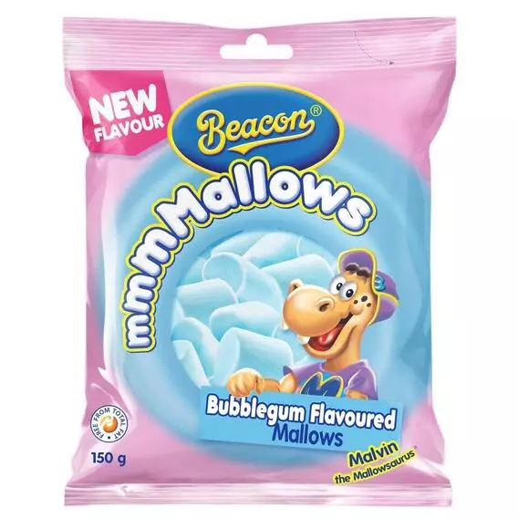 Beacon Marshmallows Bubblegum Flav 150g