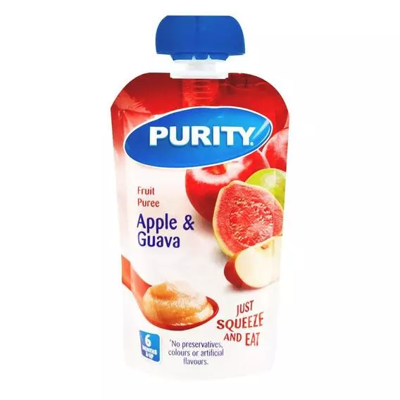 Purity Puree Apple Quava 110ml