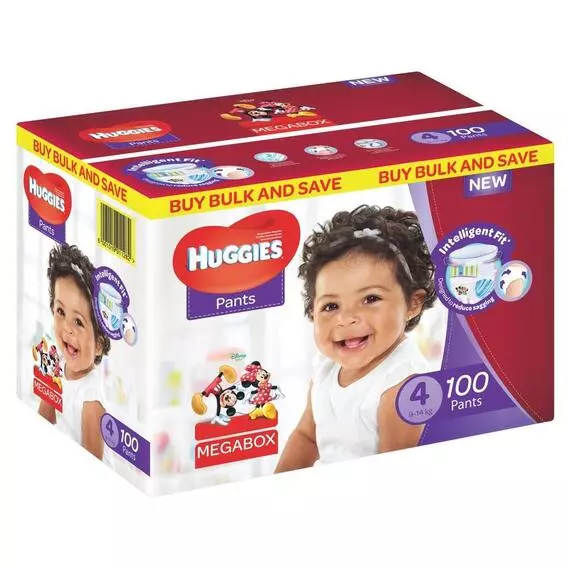 Huggies Pants MB Size 4 100's