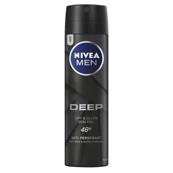 Nivea For Men Deodorant Spray Deep 150ml Nivea For Men Deodorant Spray Deep 150ml