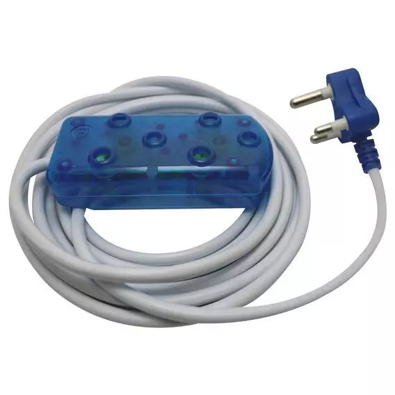 Ellies 5M EXTENSION LEAD 10AMP BLUE Ellies 5M EXTENSION LEAD 10AMP BLUE