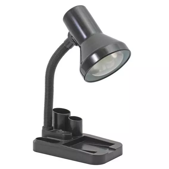 Eurolux Desk Lamp Organiser Black T24B