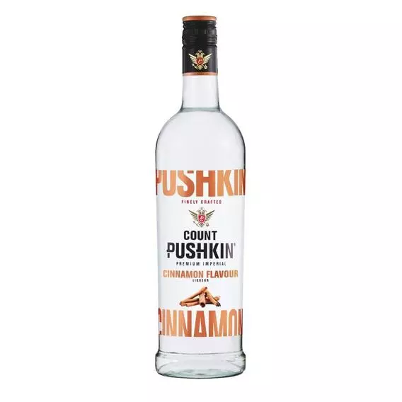 Count Pushkin Cinnamon Vodka 750ml Count Pushkin Cinnamon Vodka 750ml