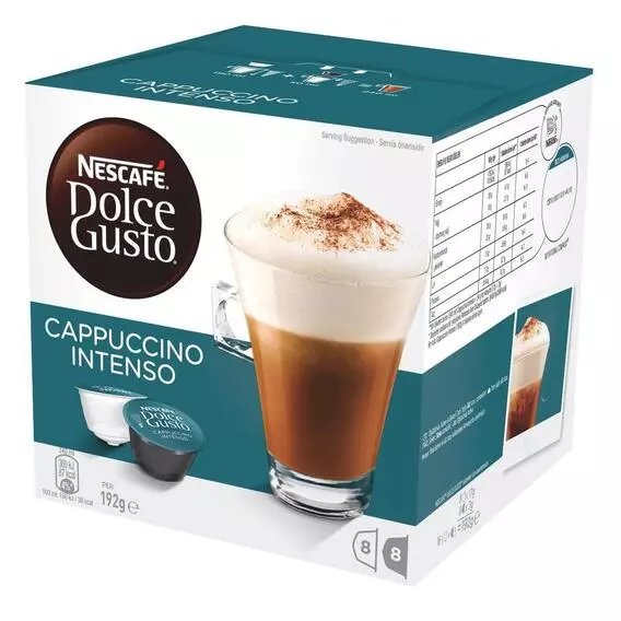 Nescafé Dulce Gusto Cappuccino Capsules 16pk 192g Nescafé Dulce Gusto Cappuccino Capsules 16pk 192g