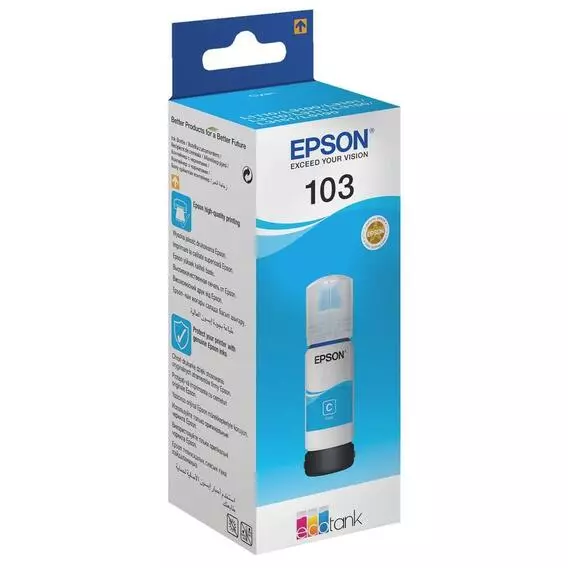Epson Ink 103 Ecotank Cyan 103 Epson Ink 103 Ecotank Cyan 103