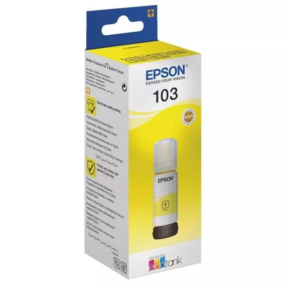 Epson Ink 103 Ecotank Yellow 103 Epson Ink 103 Ecotank Yellow 103