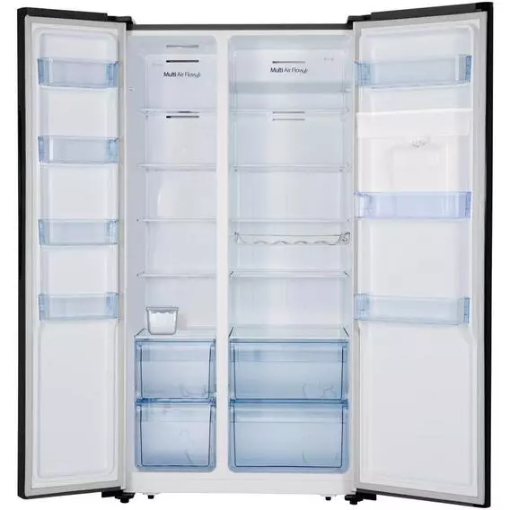 Hisense 670L SXS Fridge & Water Dispenser Black H670SMIB-WD