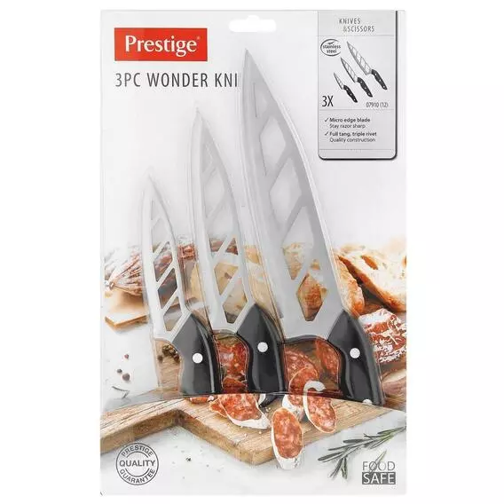 Prestige 3 Pce Wonder Knives Riveted Handles