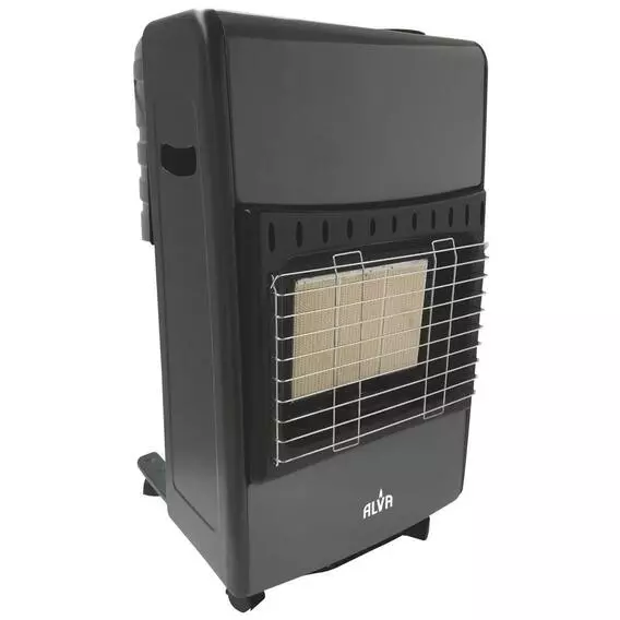 Alva 3 Panel Metallic Grey Gas Heater GH323 Alva 3 Panel Metallic Grey Gas Heater GH323