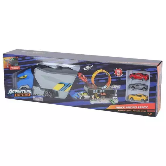 ADVENTURE FORCE TRUCK RACING TRACK 3 CARS INCLUDED 090013 ADVENTURE FORCE TRUCK RACING TRACK 3 CARS INCLUDED 090013