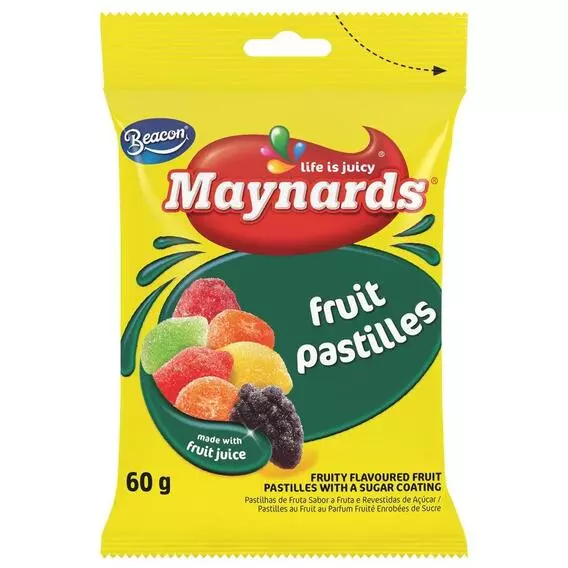 Maynards Fruit Pastilles Fruity Flav 60 G 60g Maynards Fruit Pastilles Fruity Flav 60 G 60g