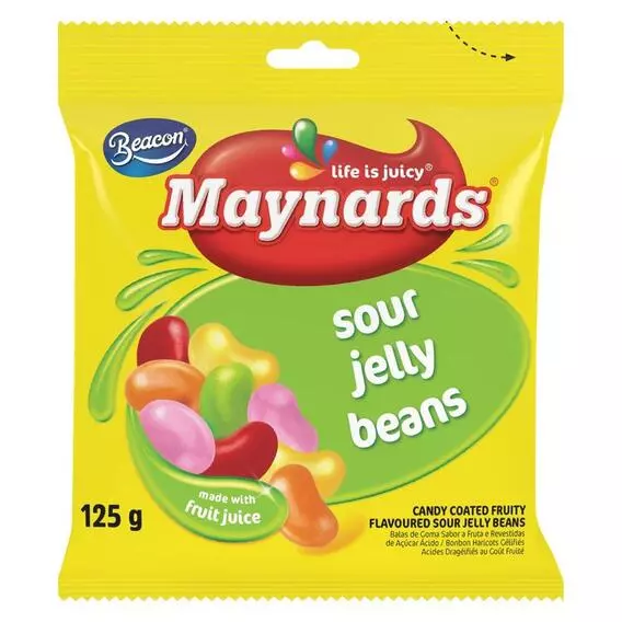 Maynards Jelly Beans Sour 125g