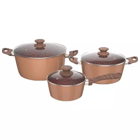 Bennett Read Copper and Rock 6pc Pot Set Bennett Read Copper and Rock 6pc Pot Set