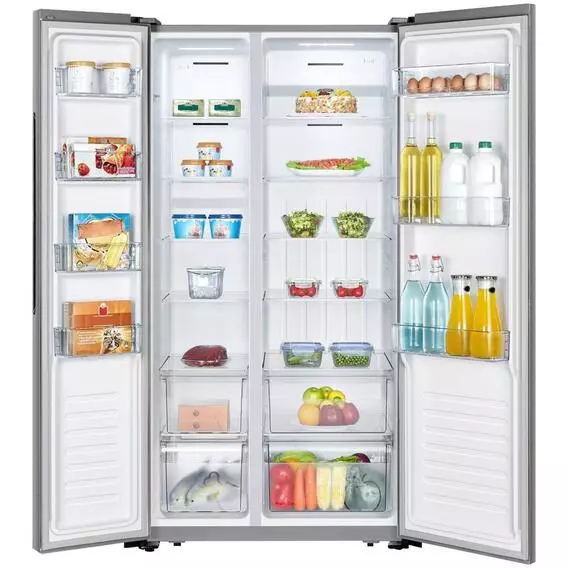 Hisense 516L Side by Side Inox Fridge H670SIA Hisense 516L Side by Side Inox Fridge H670SIA