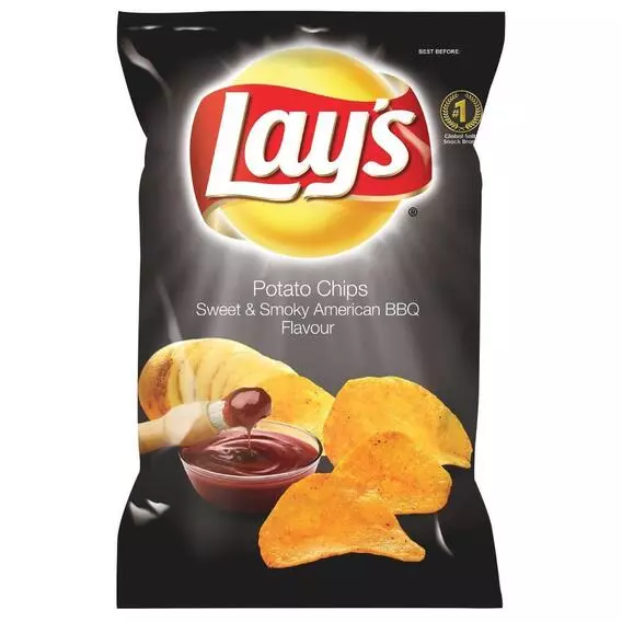 Lays Chips Sweet Smokey American Bbq 36g Lays Chips Sweet Smokey American Bbq 36g