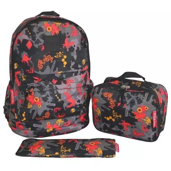 Sportec 3 In 1 School Backpack Boys Aliens Sportec 3 In 1 School Backpack Boys Aliens