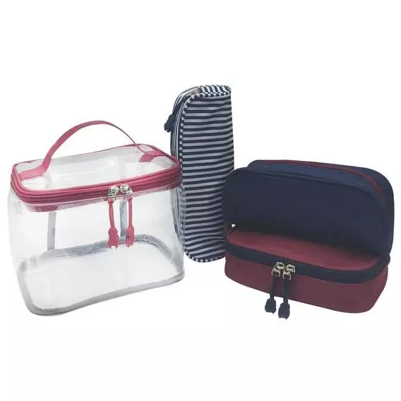 Elegant Navy Medium Vanity 4 Piece Set Elegant Navy Medium Vanity 4 Piece Set