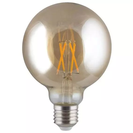 Eurolux 4W LED E27 Amb Filament Mini W/Wht 370Lm