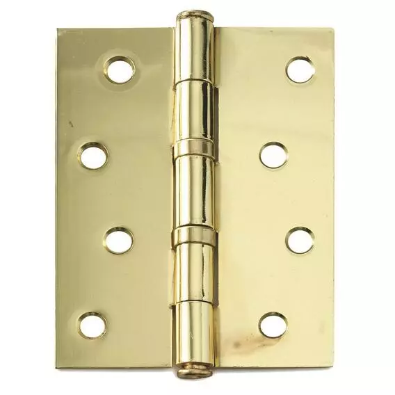 SAMSON Hinge Butt Ball Bear 100X75MM Brass Pltd