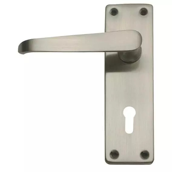 SAMSON Lockset 3L Vict Straight 6IN Sat Nickel SAMSON Lockset 3L Vict Straight 6IN Sat Nickel